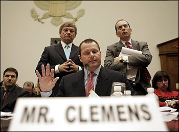 Roger Clemes at Congressional Hearing